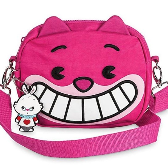 RESTOCK NEW Cheshire Cat Convertible Bag & Socks - Picture 2 of 8